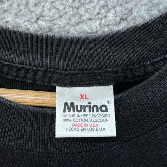 Murina Vintage DeKuyper Cinnamon Schnapps Hot Damn Black T-Shirt Size XL - Picture 3 of 4